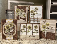 Sunflower card set