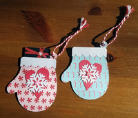 Mittens Gift Card Holders