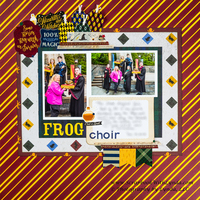 Hogwarts Frog Choir in the Wizarding World of Harry Potter, Universal Orlando Sc