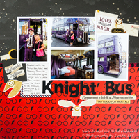 Knight Bus at the Wizarding World of Harry Potter Universal Studios