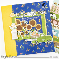 Snap Binder with Homegrown Collection - Simple Stories