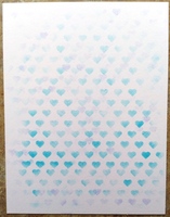 Stenciled backgrounds for cards