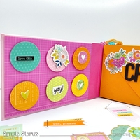 Scrappy & Happy Album using Let’s get crafty by Simple Stories!