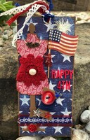 4th of July Sewing Tag