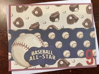 baseball bday card