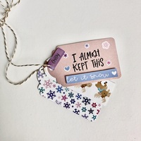Let it Snow Chilly Gift tag