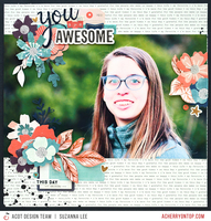 You are Awesome - PinkFresh / Vicki Boutin
