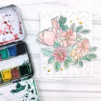 Gina K Foil Card - Watercolors