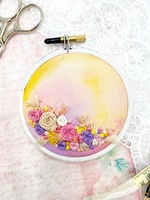 Watercolor Embroidery Florals