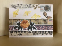 Decorated Envelope for Flora's Challenge