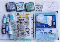 Where to Next? 6x8 Scrapbooking Layout