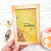 You are my Sunshine Shaker Card