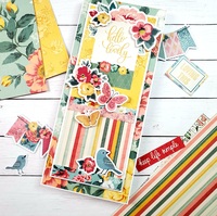 Photoplay Paper - Hello Lovely Slimline Card