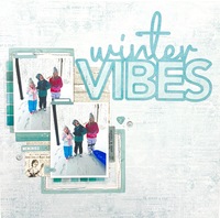 Winter Vibes - Cut File Layout