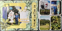Hawaii album/ Feb double page layout