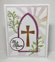 Easter card w/dies and stamps