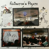 Animator's Palette Scrapbook Layout